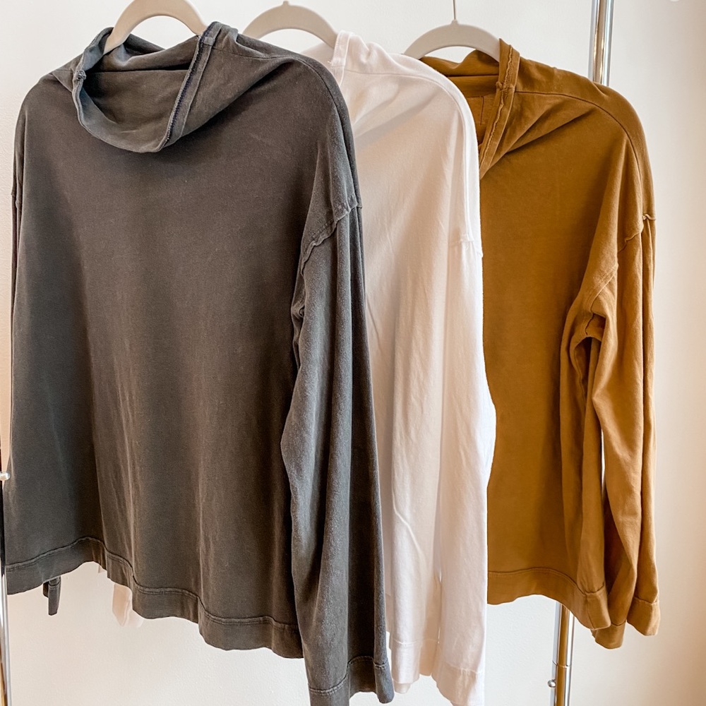 We The Free Cowl Neck Bell Sleeve Long Sleeve